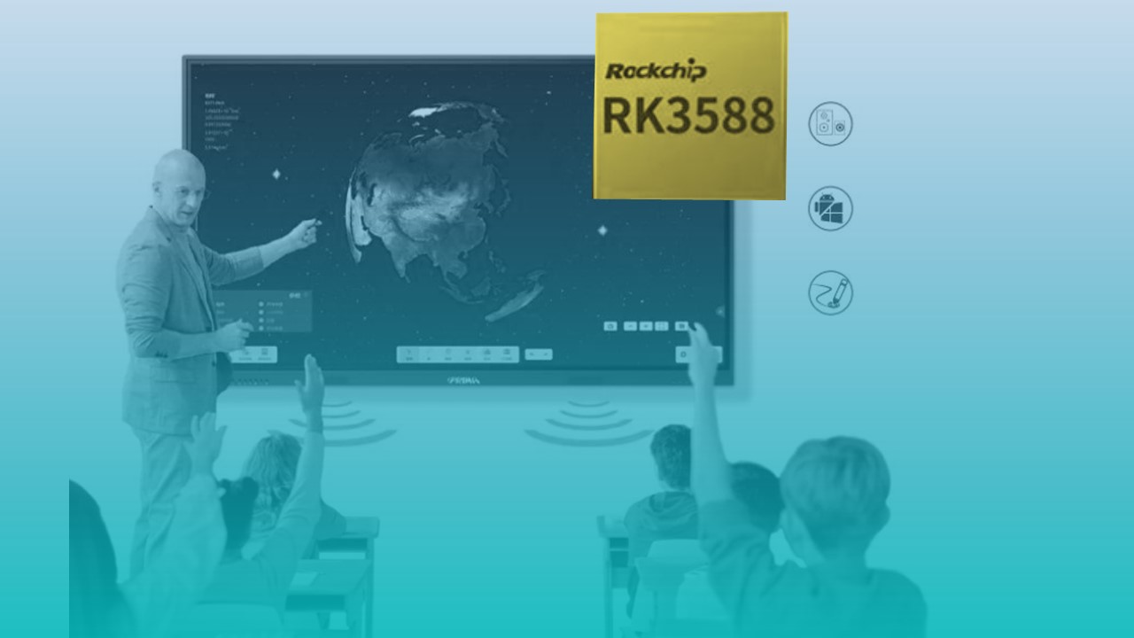 Білім беру саласының цифрлық трансформациясын жеделдету үшін RK3588 ï¼smart үлкен экран шығарылымымен жабдықталған