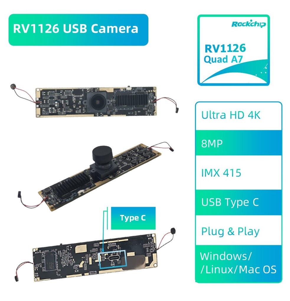 TC-RV1126 USB AI камерасы