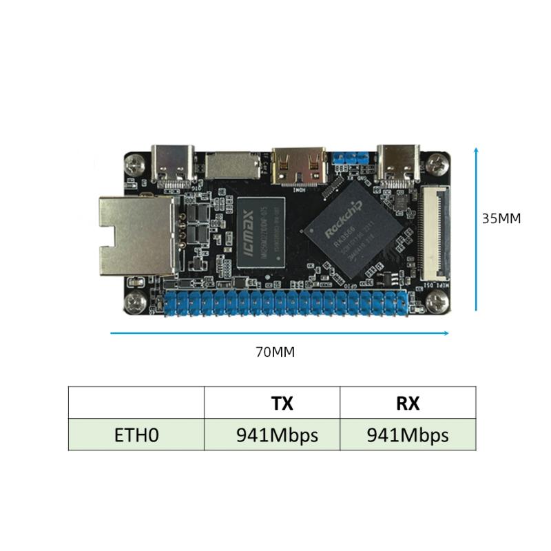 Қалтаға арналған RK3566 SBC бір борттық компьютер