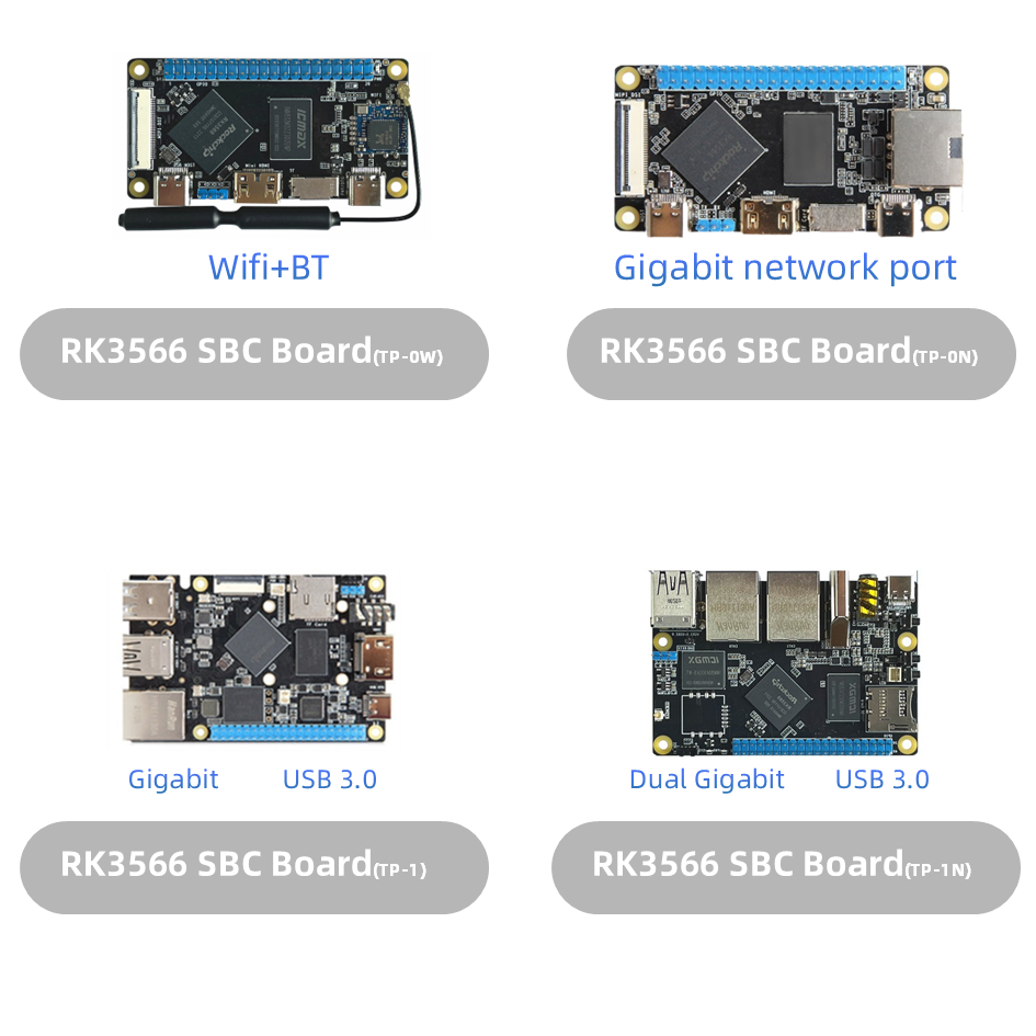 Rk3566 өзек бортының бордақылау тақтасы SBC SBC жеке басқарма компьютері